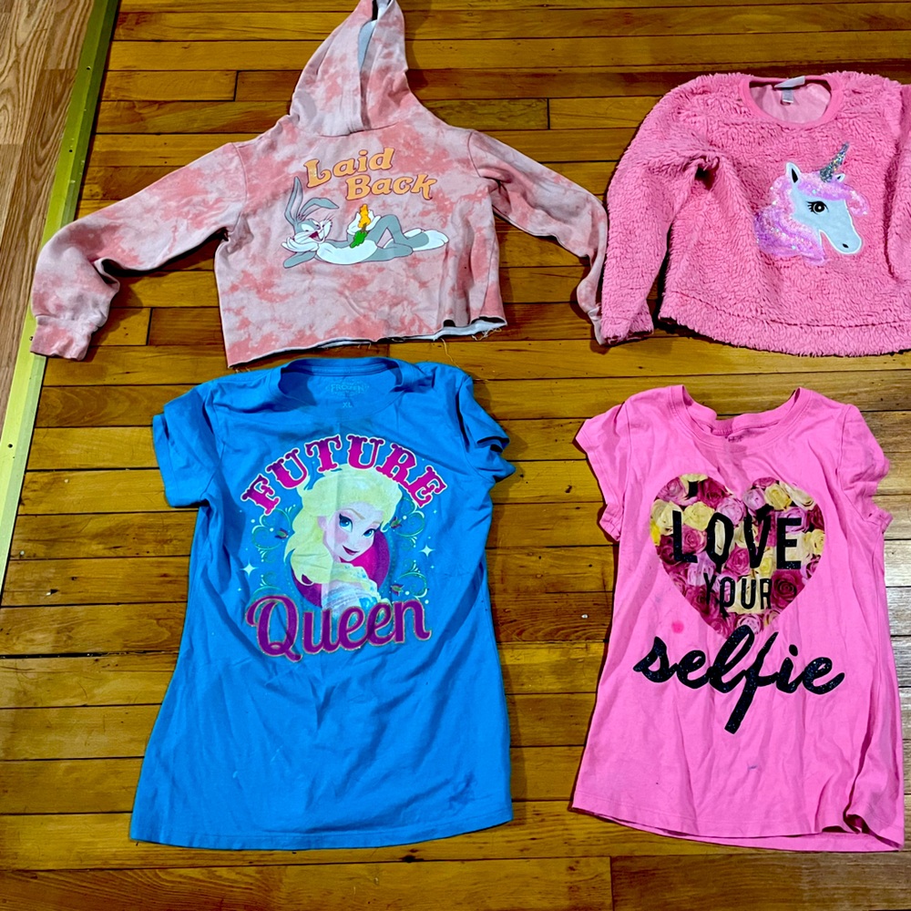 Girls t shirts and sweatshirts